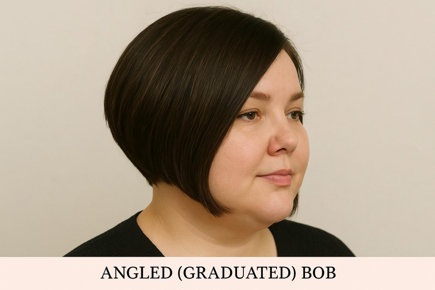 Angled (graduated) bob