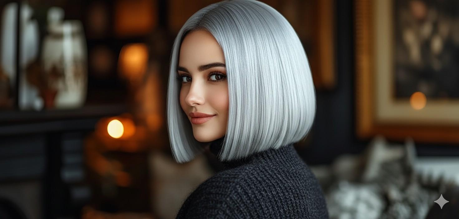 Angled or Inverted Bob