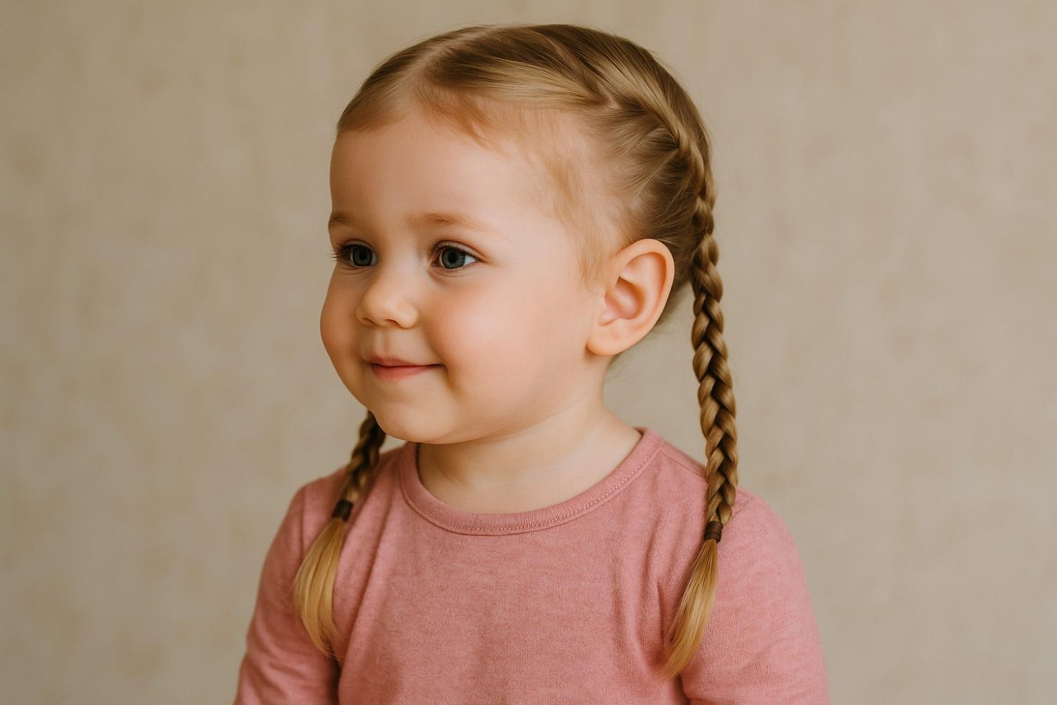 Braided Pigtails for Younger Kids