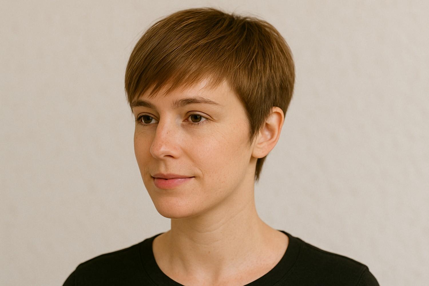 Brushed-Forward Pixie