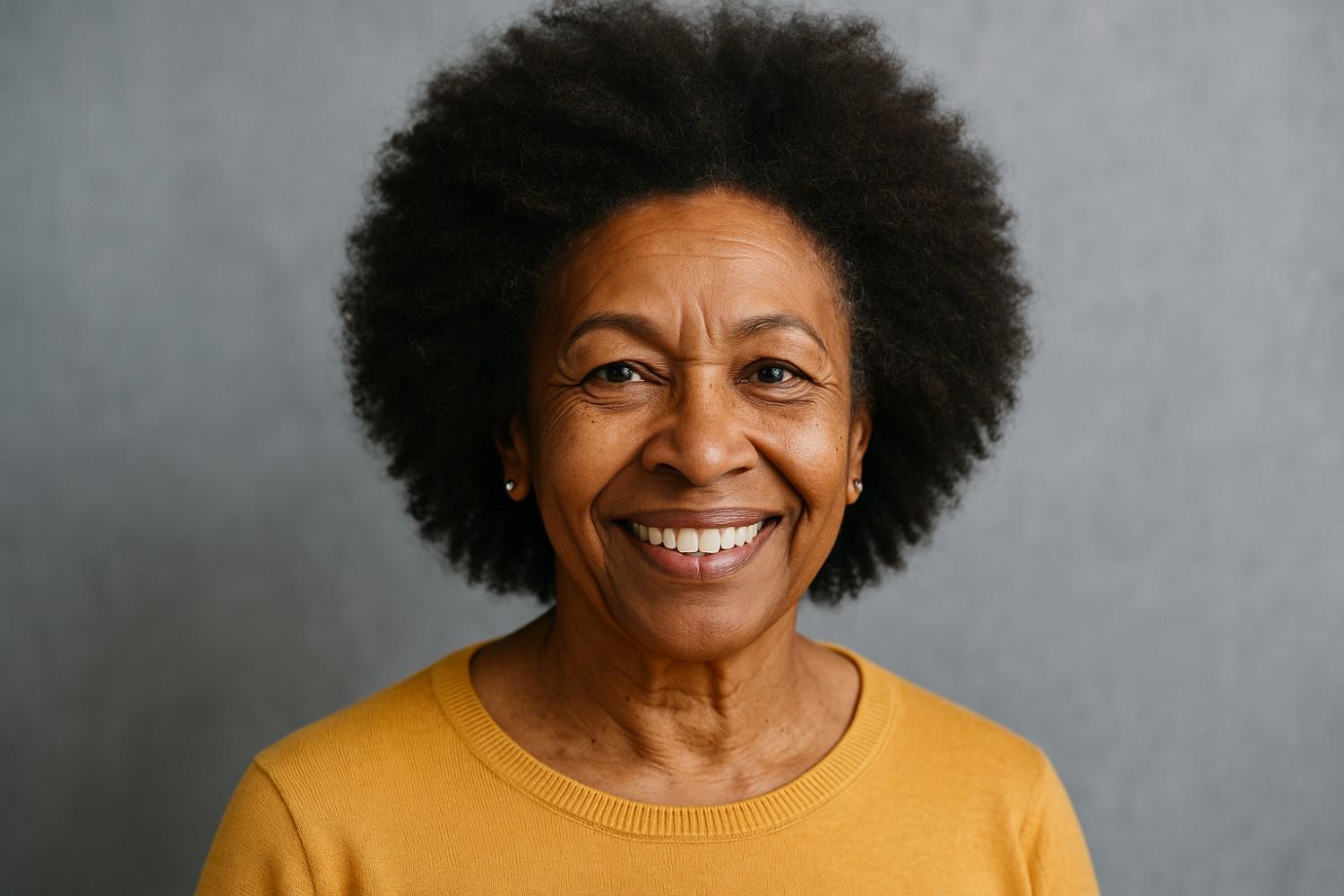 Celebrate your natural texture with an afro
