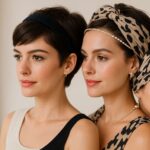 how to wear a headband with short hair