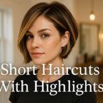 short haircuts with highlights