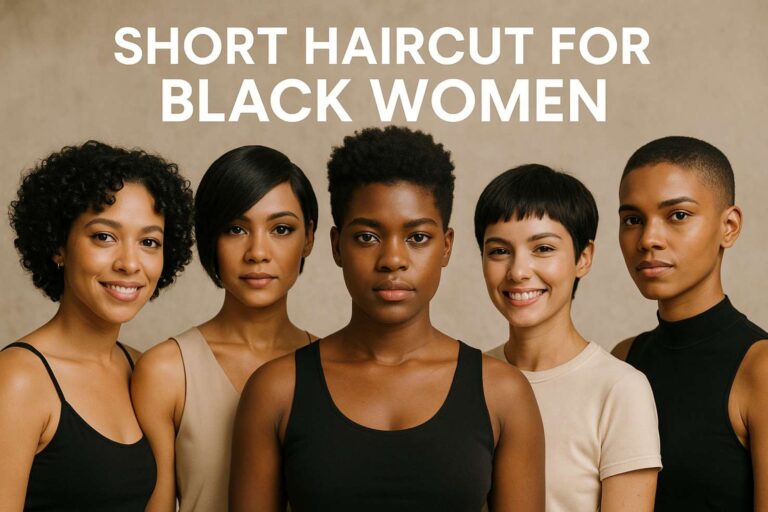 short haircut for black women