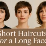 short haircuts for a long face