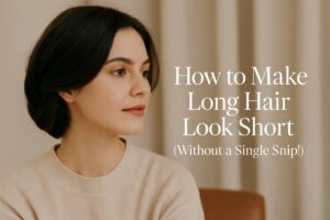 How to Make Long Hair Look Short (Without a Single Snip!)