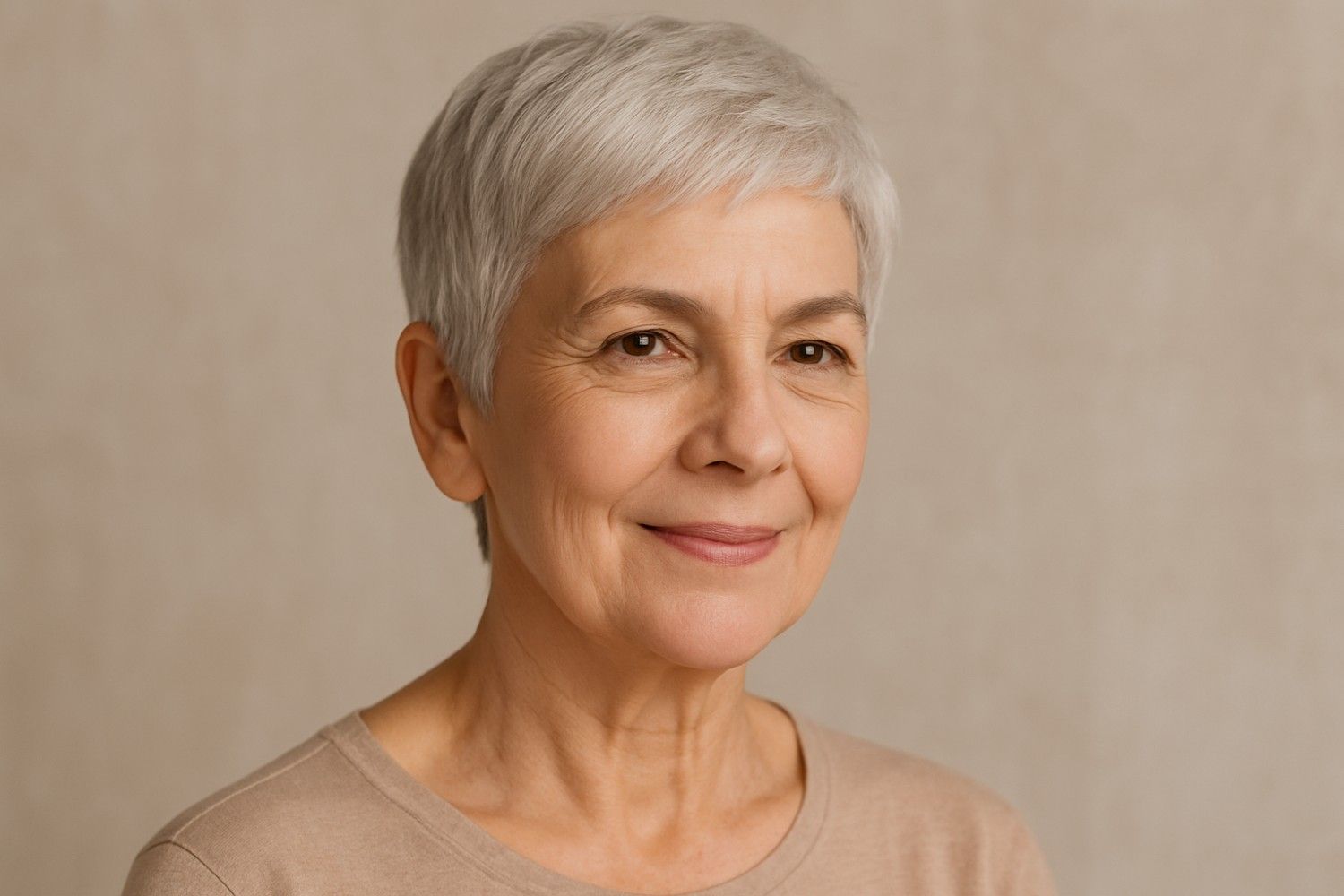 Classic Pixie Cut for Woman over 60