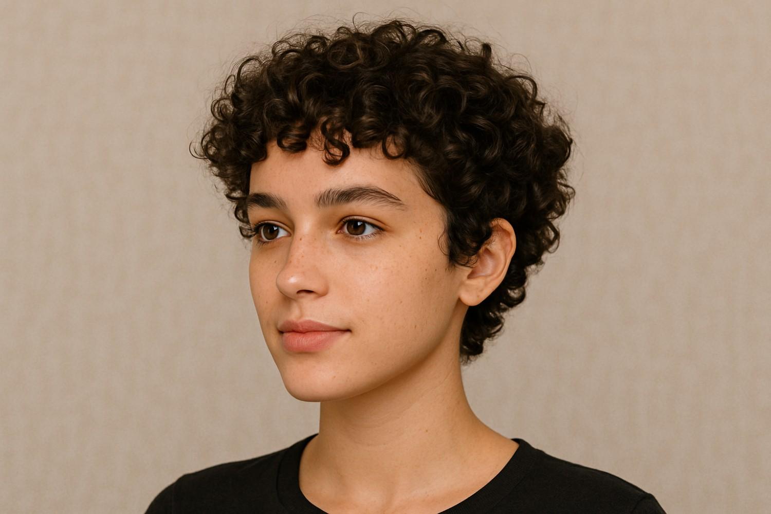 Cropped Curls for women
