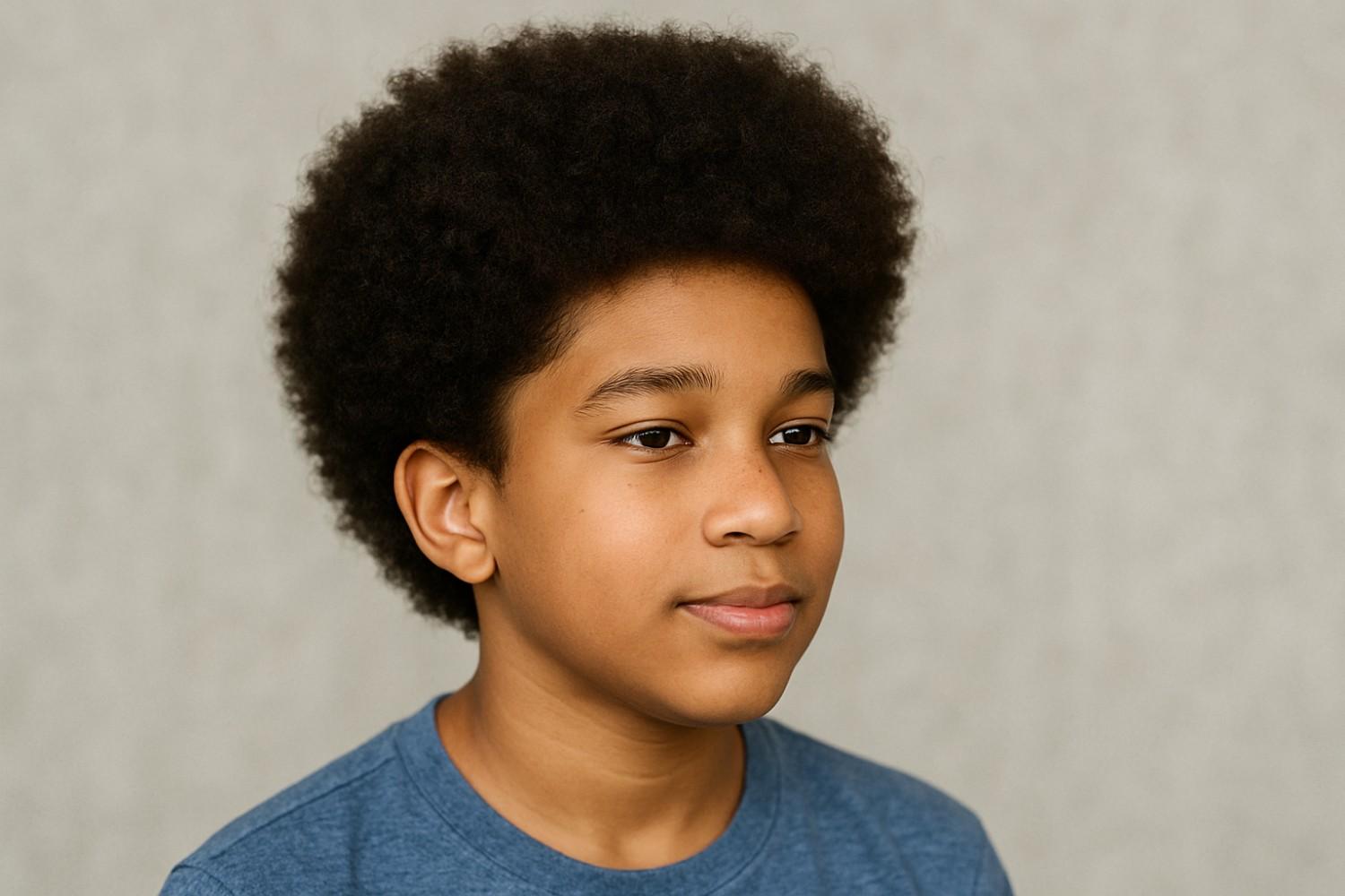 Curly Afro with Shape