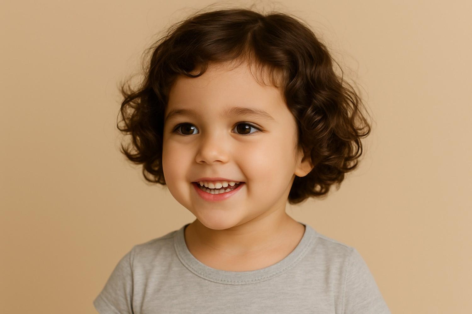 Curly Bob for little girl