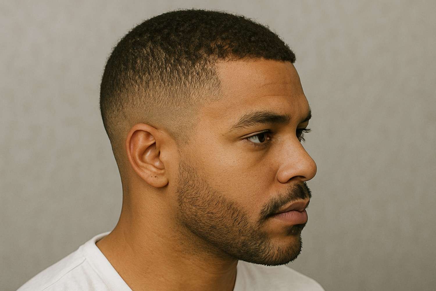 Curly Buzz Cut haircut