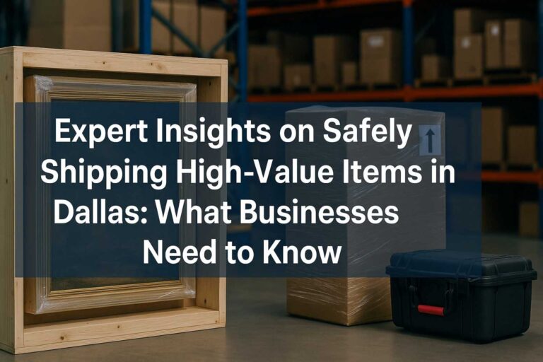 Expert Insights on Safely Shipping High-Value Items in Dallas: What Businesses Need to Know