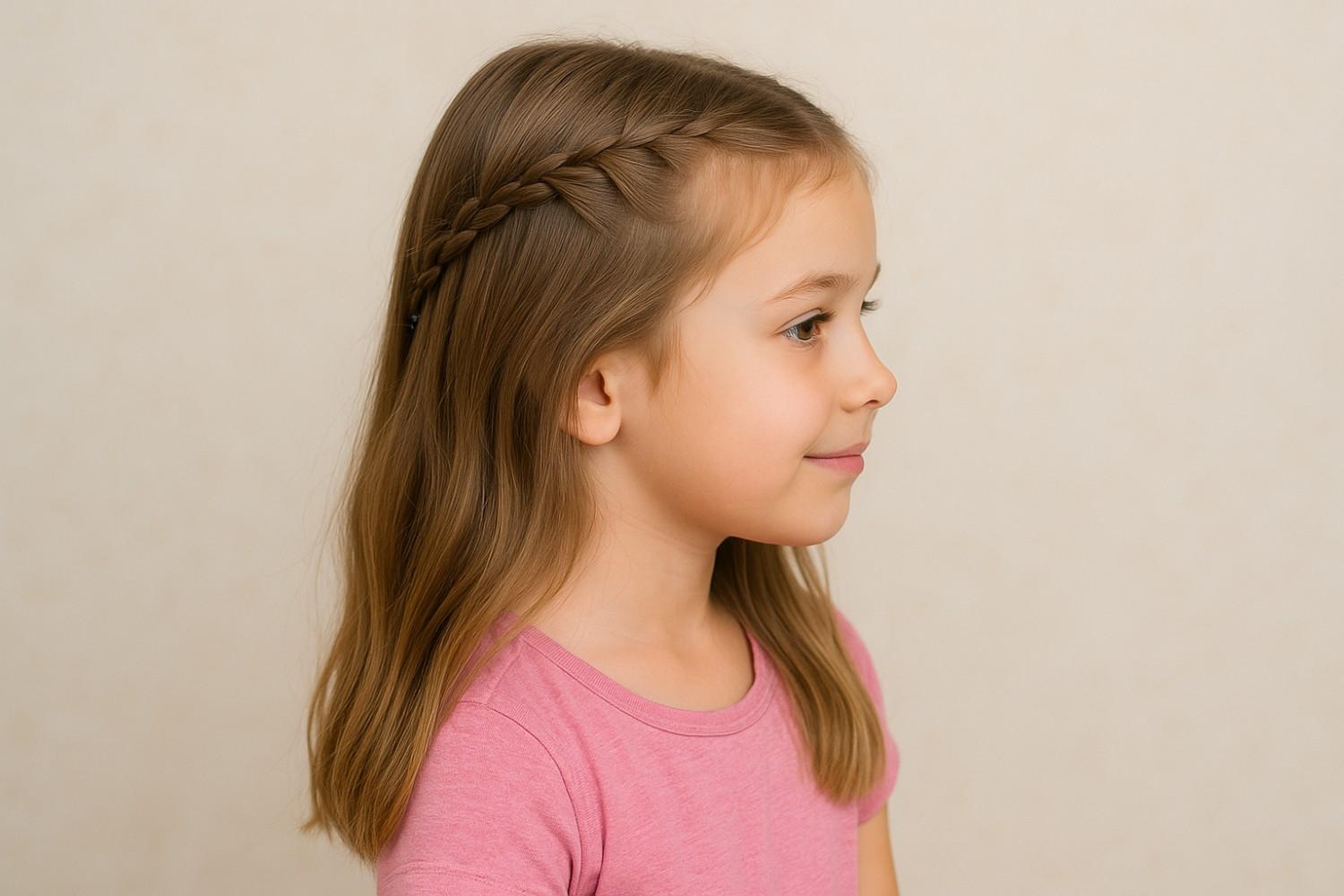 Half-Up Mini Braids