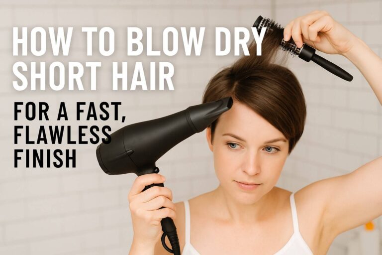 How to Blow Dry Short Hair: Your Fast & Flawless Routine