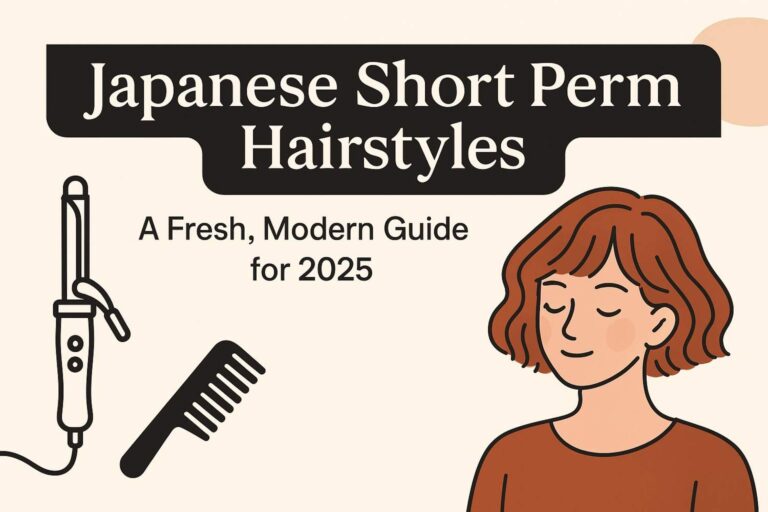 Japanese Short Perm Hairstyles A Complete 2025 Guide for Trendy Texture