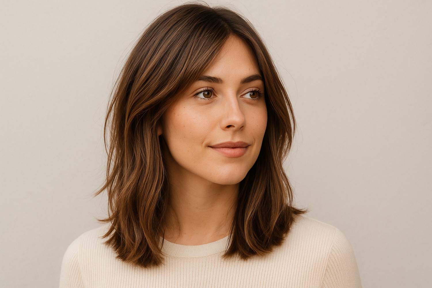 Layered Lob (Long Bob with Subtle Layers) for Straight hair
