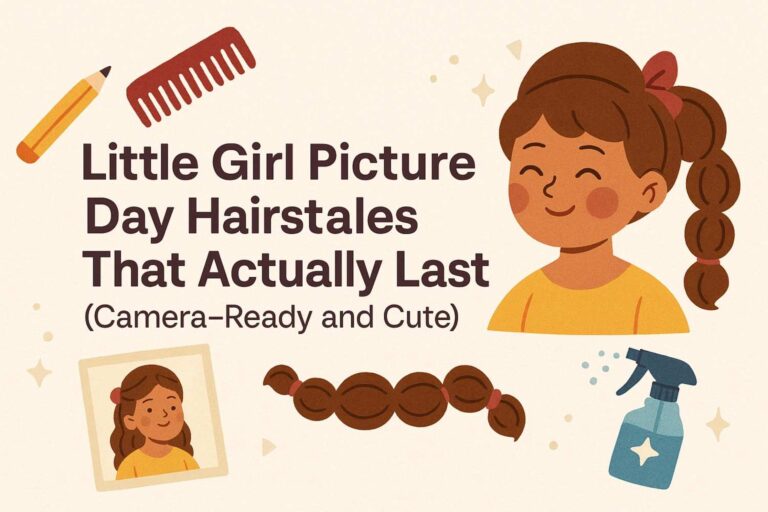 Little Girl Picture Day Hairstyles That Actually Last