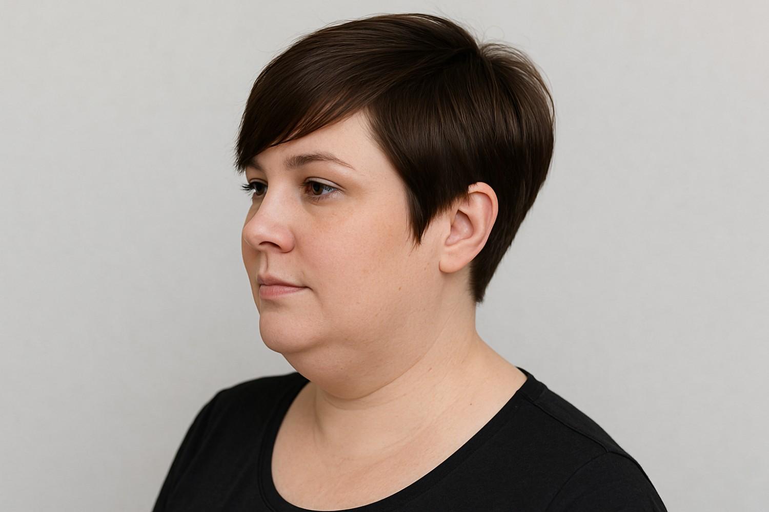 Pixie With Side-Swept Bangs for Balance
