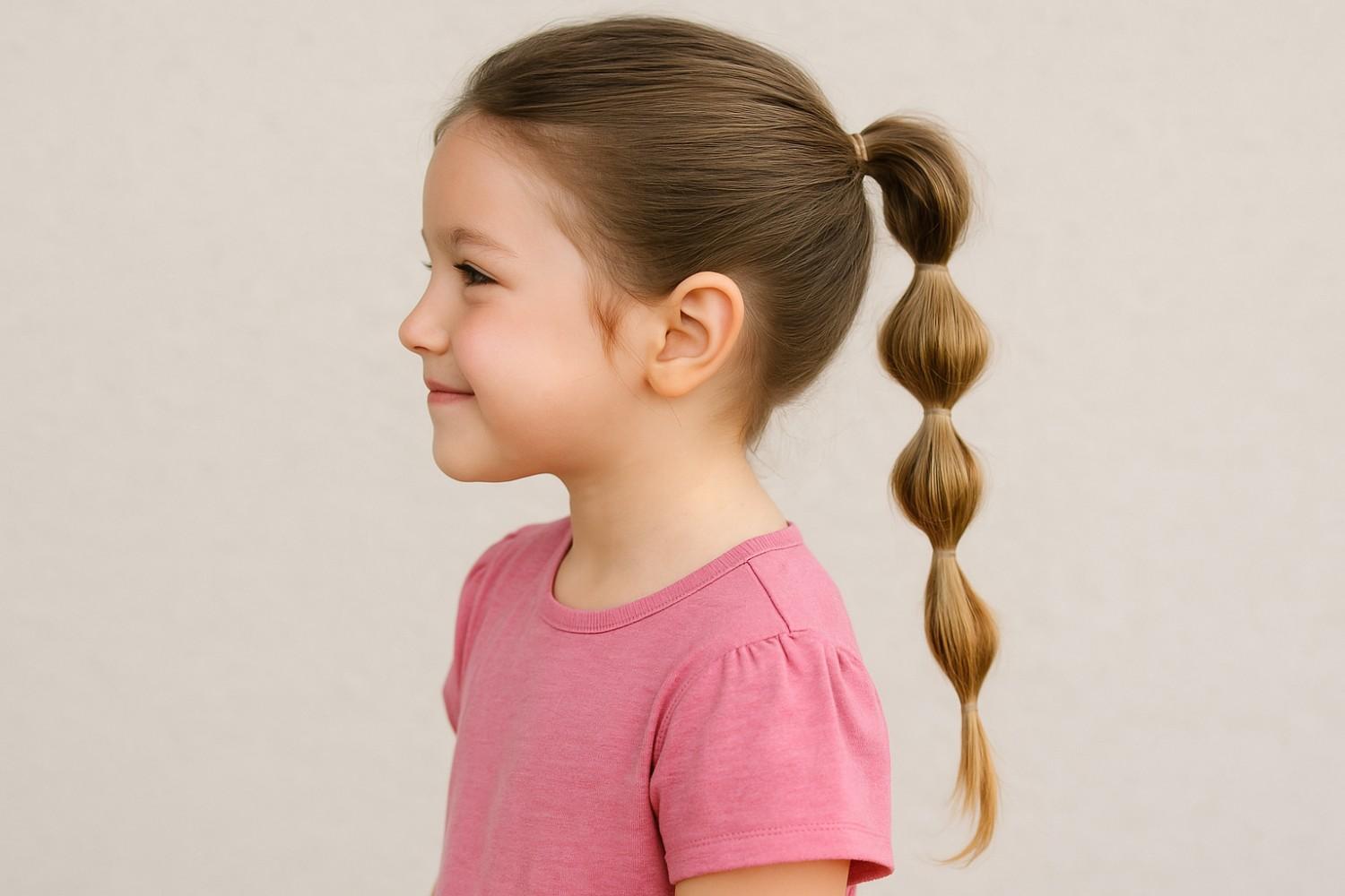 Playful Bubble Ponytail