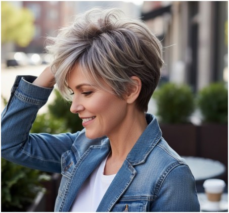 Layered Pixie with Volume