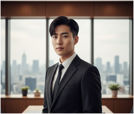 Two-Block Cut: Iconic and Versatile- trendy korean short haircuts