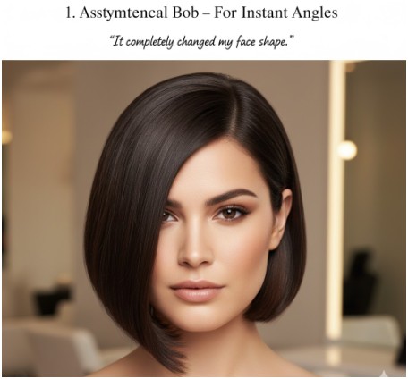 Asymmetrical Bob – For Instant Angles