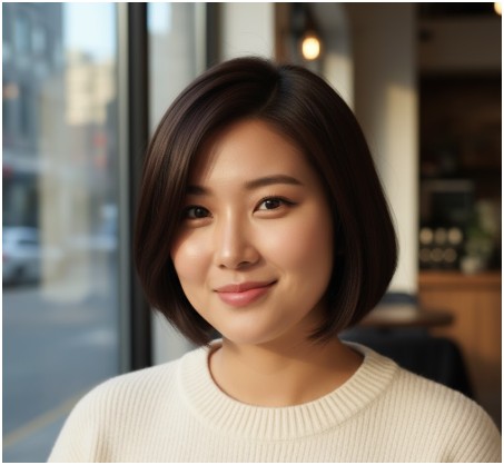 Angled Bob: The Subtle Face-Lifter