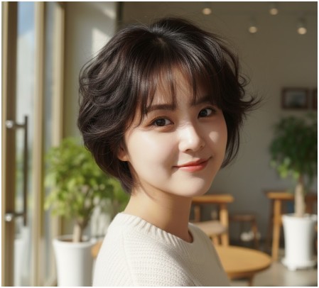 Pixie with Choppy Layers: Edgy and Elongating