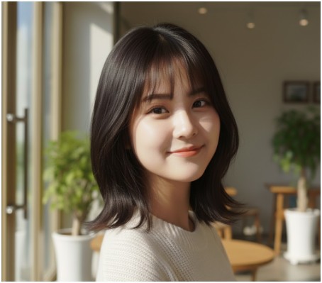 Layered Hair with Face-Framing Sections: Gentle Definition