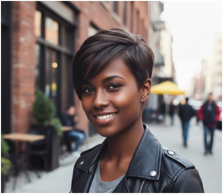 Pixie Cut- short haircut for black women