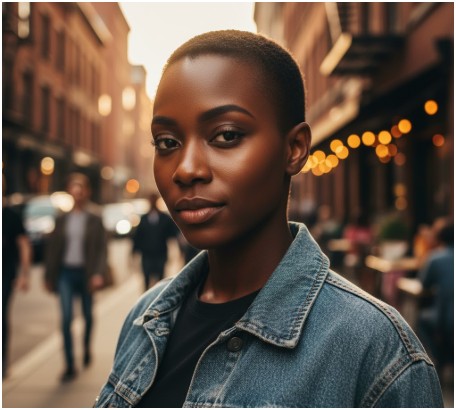 buzz cut- short haircut for black women