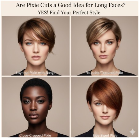 Are Pixie Cuts a Good Idea for Long Faces?