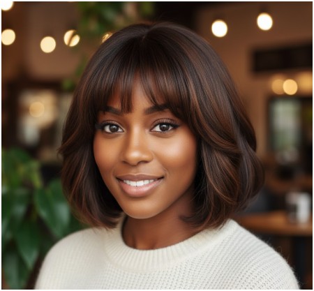 Bob With Bangs: Face-Framing Magic 