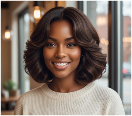 Wavy Bob: Soft and Romantic