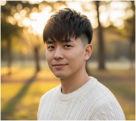 crew cut and French crop- short haircuts asian