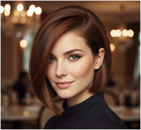 Asymmetrical Bob- what are the best haircuts for fine straight hair