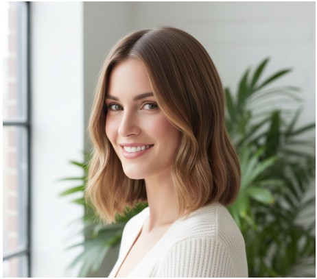 Blunt Lob- what are the best haircuts for fine straight hair