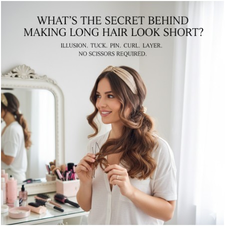 What’s the Secret Behind Making Long Hair Look Short?