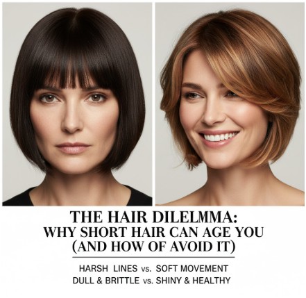 Why Does Short Hair Make Some People Look Older Instead?
