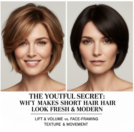 What Really Makes Short Hair Look Youthful?