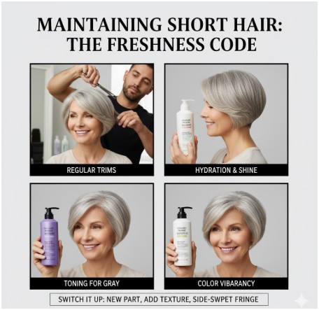 How Do You Maintain Short Hair to Keep It Looking Fresh?