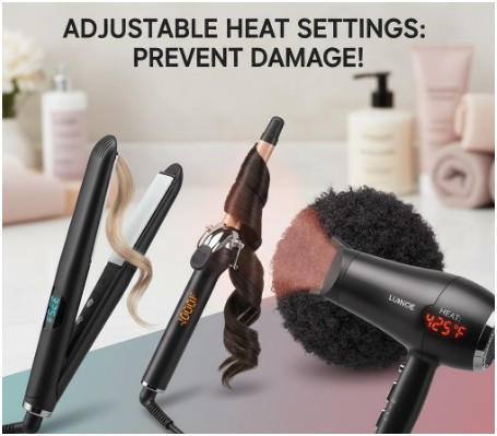 Adjustable heat settings: