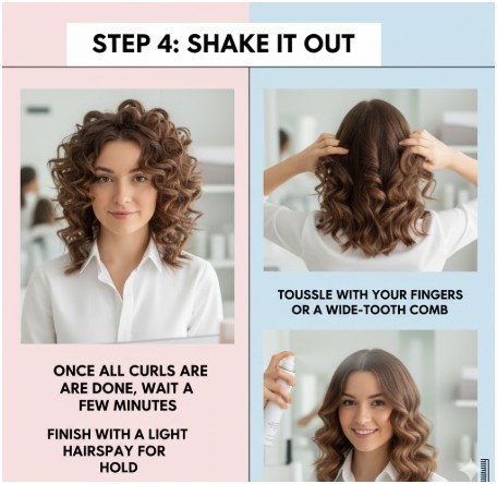 Shake it out- what size curling iron for short hair