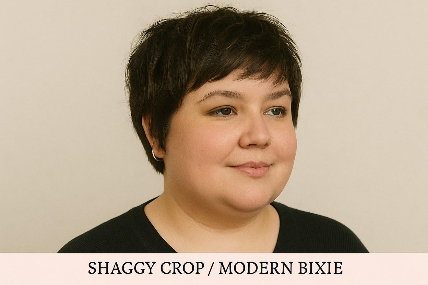 Shaggy crop modern bixie