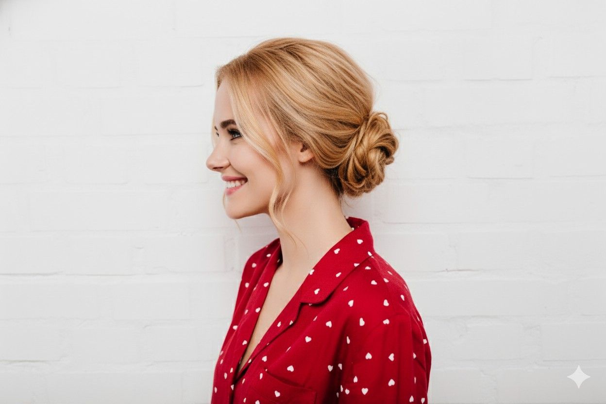 Short Hair Bun Styles