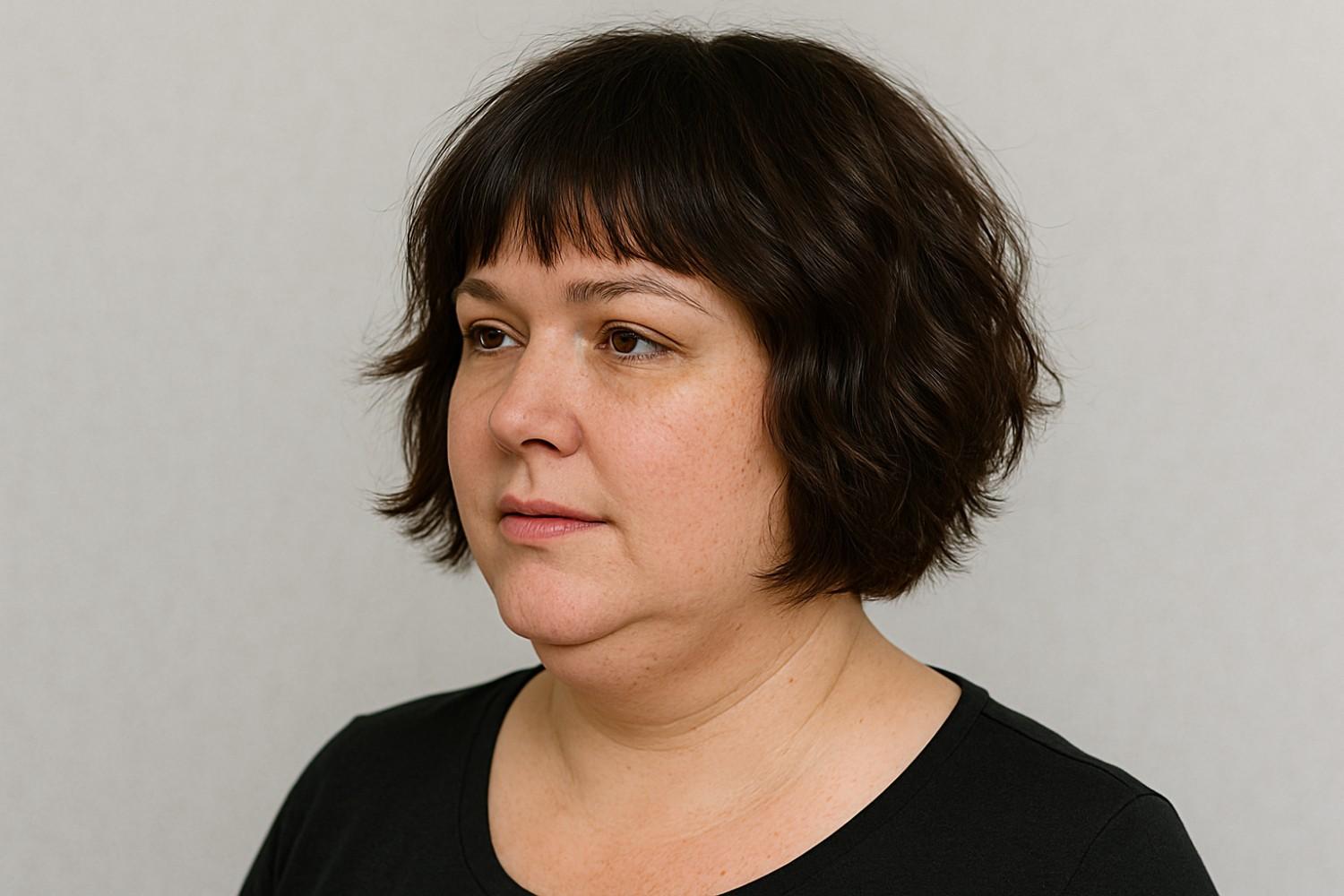 Short Shag With Bangs for an Edgy Edge