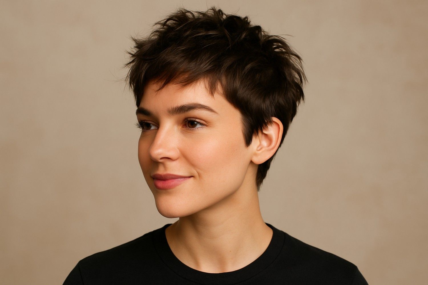 Textured Pixie Soft, Messy, and Effortlessly Cool