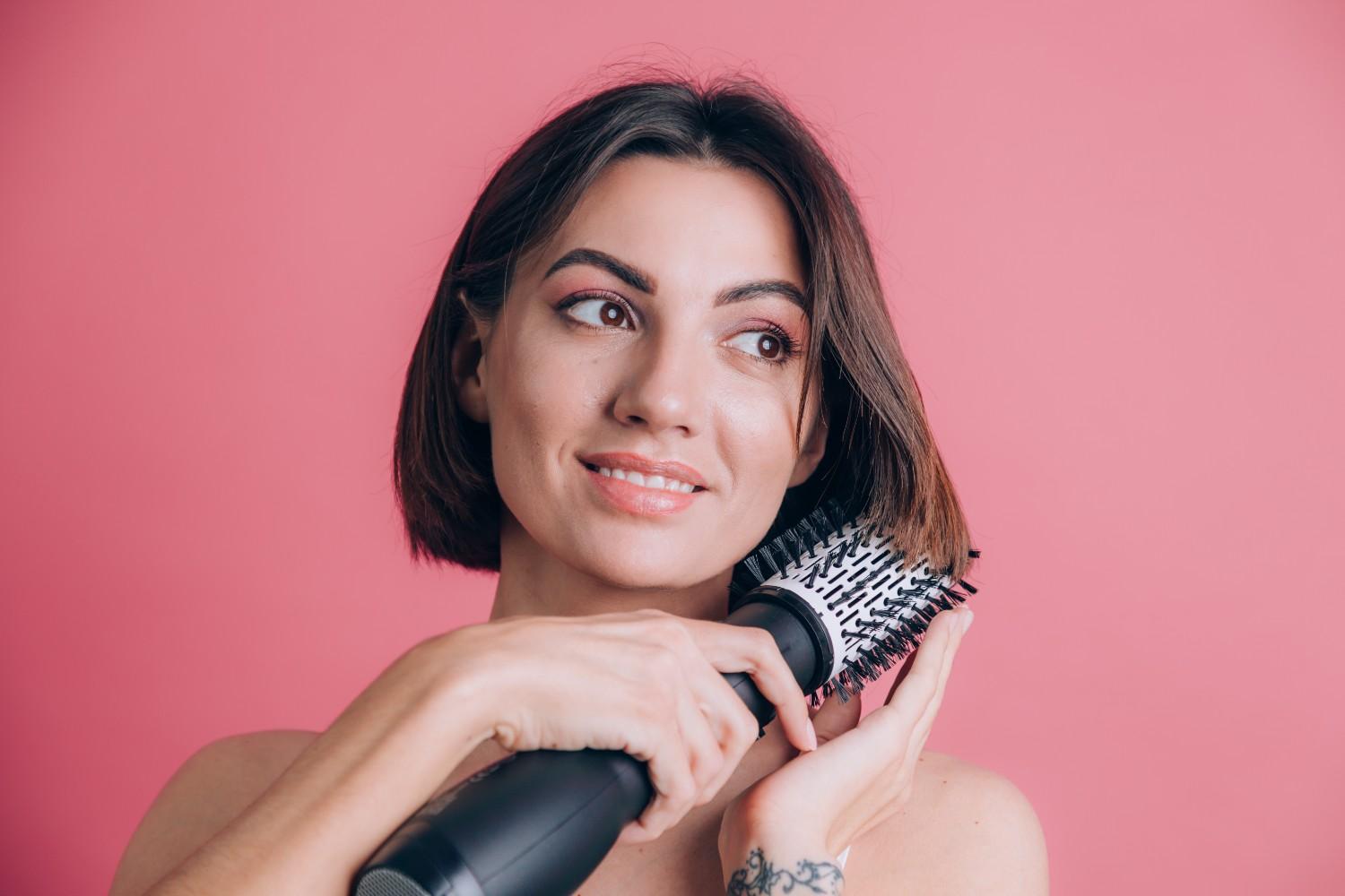 The Best Tools and Settings for Short-Hair Blowouts