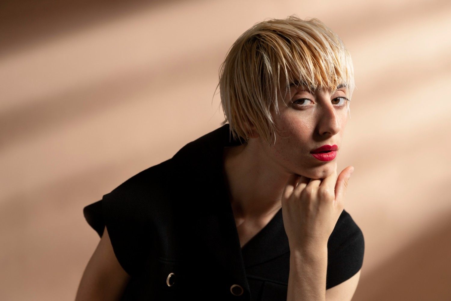 Undercut Pixie Creates Dramatic Contrast and Lift