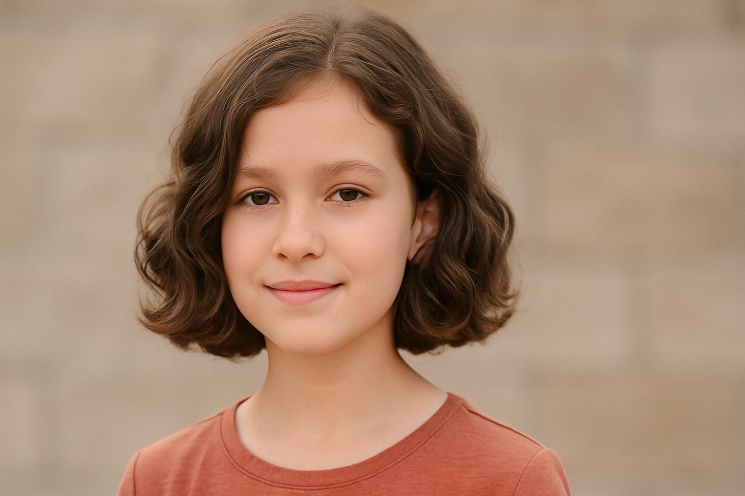What neck length bob haircut ideas for young girls work on thick or wavy hair